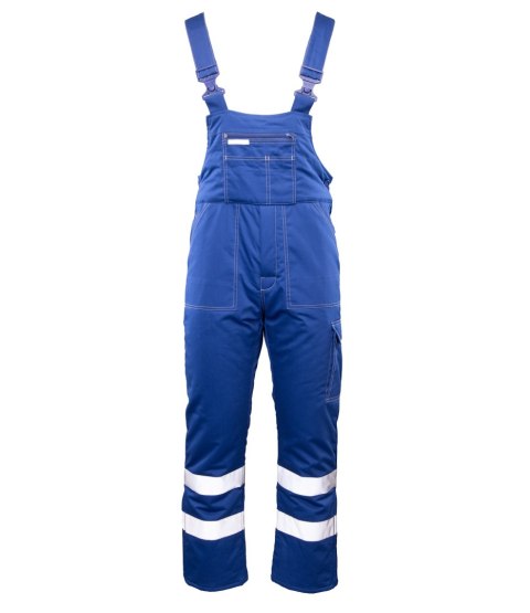 BRIXTON SNOW OGRODNICZKI OCIEPLANE NIEBIESKI / PASY ODBLASK