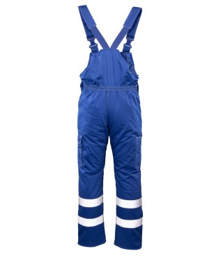 BRIXTON SNOW OGRODNICZKI OCIEPLANE NIEBIESKI / PASY ODBLASK