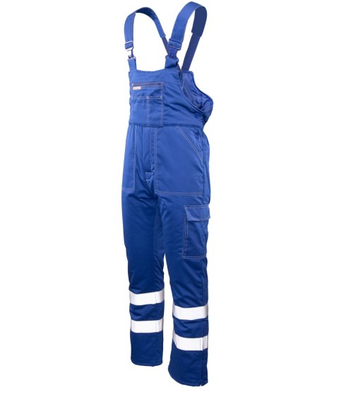 BRIXTON SNOW OGRODNICZKI OCIEPLANE NIEBIESKI / PASY ODBLASK