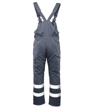 BRIXTON SNOW OGRODNICZKI OCIEPLANE STAL / PASY ODBLASK