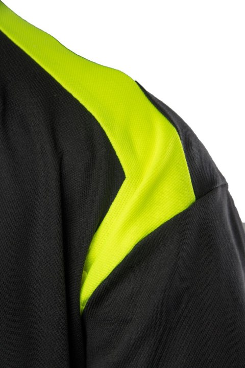 ECO RIVAL KOSZULKA POLO CZARNY/ŻÓŁTY
