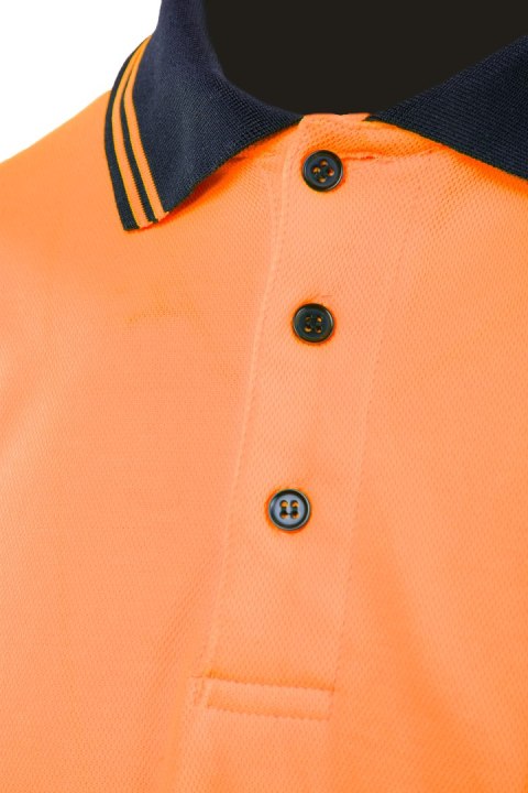KOSZULKA POLO 50/50 POMARAŃCZ KAT. II BF012