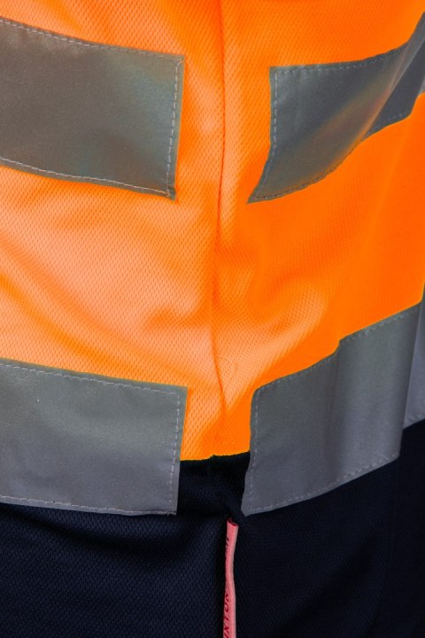 KOSZULKA POLO 50/50 POMARAŃCZ KAT. II BF012