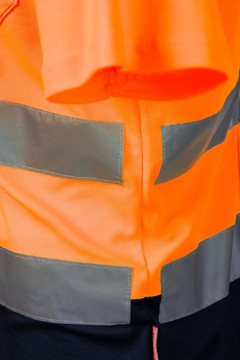 KOSZULKA POLO 50/50 POMARAŃCZ KAT. II BF012