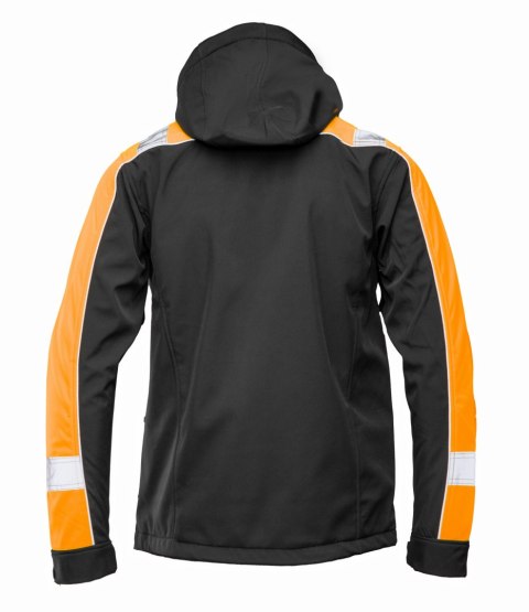 RIVAL SOFTSHELL CZARNY/POMARAŃCZ