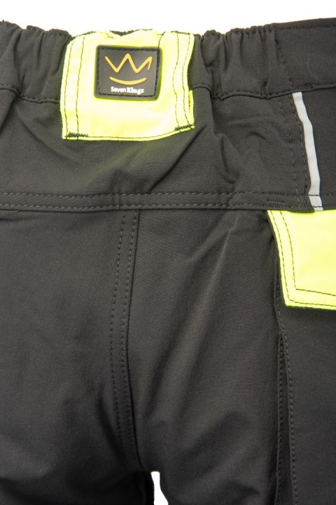 RIVAL SPODNIE SOFTSHELL CZARNY/ŻÓŁTY