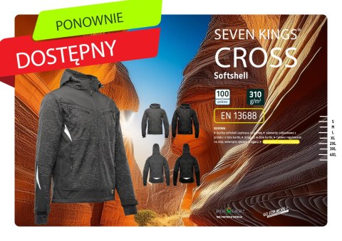 SOFTSHELL CROSS CZARNY