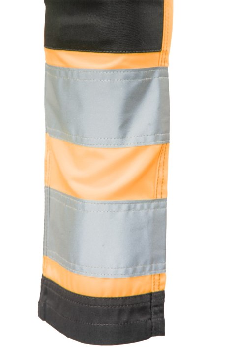 SPODNIE DO PASA FLASH STALOWO/POMARAŃCZ KAT.II SKF01O