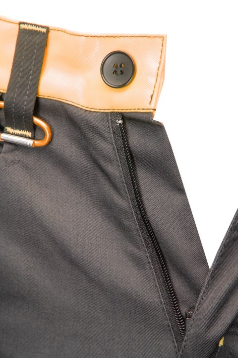 SPODNIE DO PASA FLASH STALOWO/POMARAŃCZ KAT.II SKF01O