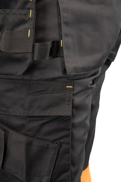 SPODNIE DO PASA FLASH STALOWO/POMARAŃCZ KAT.II SKF01O