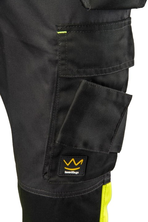 SPODNIE DO PASA FLASH STALOWO/ŻÓŁTY KAT. II SKF01Y