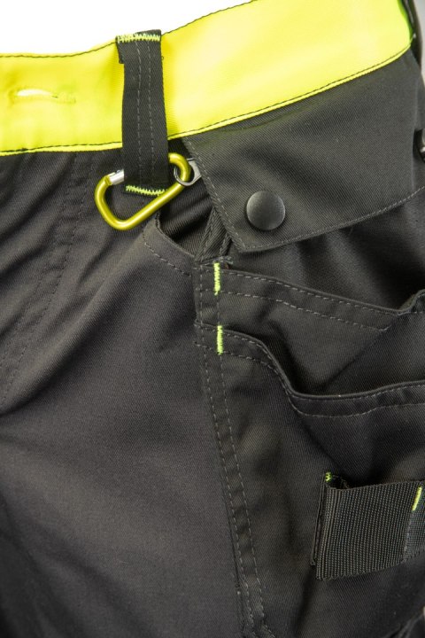 SPODNIE DO PASA FLASH STALOWO/ŻÓŁTY KAT. II SKF01Y