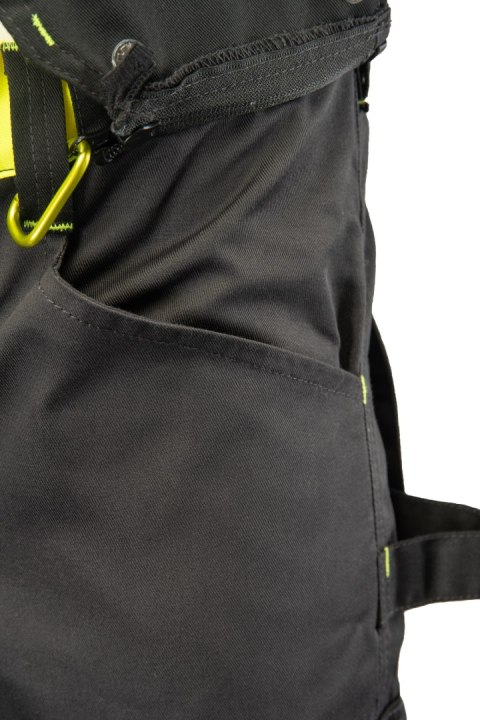 SPODNIE DO PASA FLASH STALOWO/ŻÓŁTY KAT. II SKF01Y