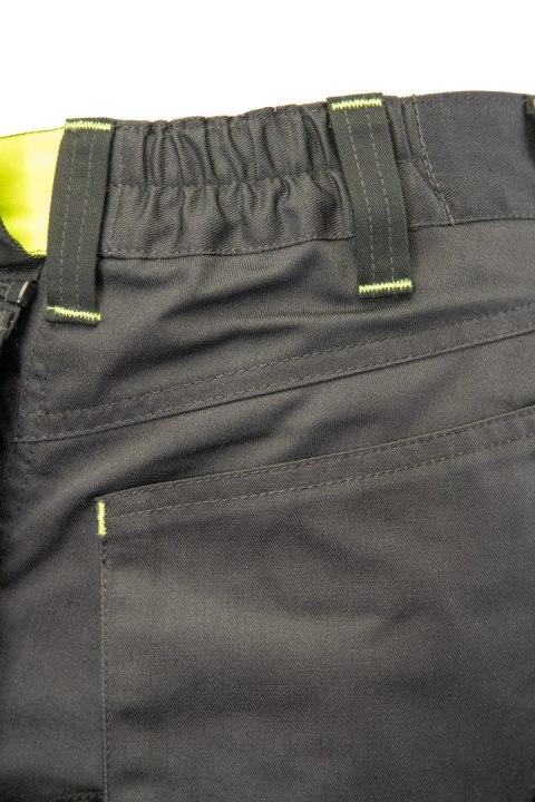 SPODNIE DO PASA FLASH STALOWO/ŻÓŁTY KAT. II SKF01Y