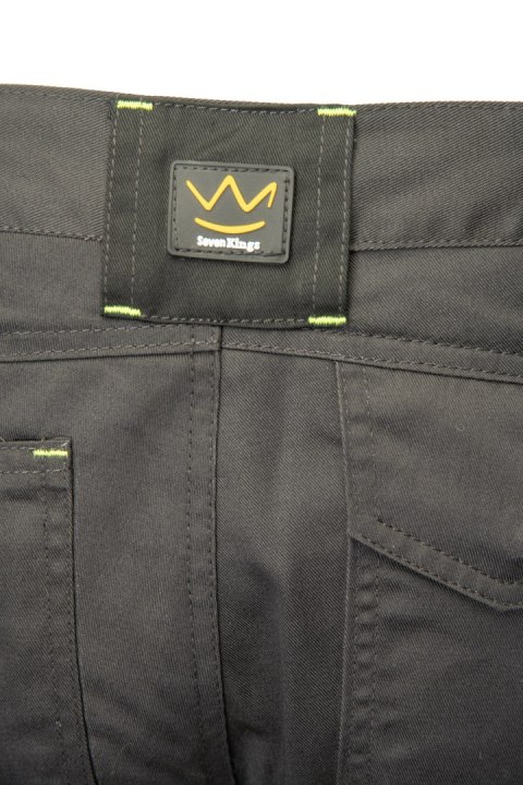 SPODNIE DO PASA FLASH STALOWO/ŻÓŁTY KAT. II SKF01Y