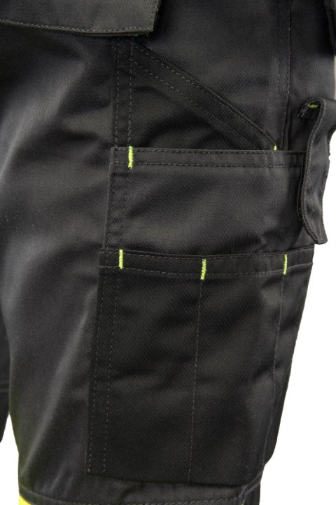 SPODNIE DO PASA FLASH STALOWO/ŻÓŁTY KAT. II SKF01Y