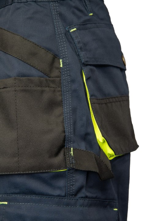 SPODNIE KRÓTKIE GRANAT/ŻÓŁTY