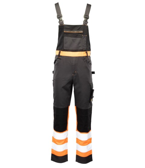 SPODNIE OGRODNICZKI FLASH STAL/POMARAŃCZ