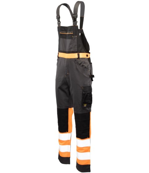 SPODNIE OGRODNICZKI FLASH STAL/POMARAŃCZ