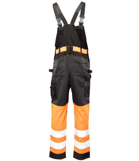 SPODNIE OGRODNICZKI FLASH STAL/POMARAŃCZ