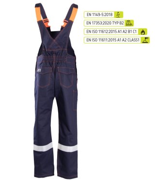 SPODNIE OGRODNICZKI ODBLASK KAT.II