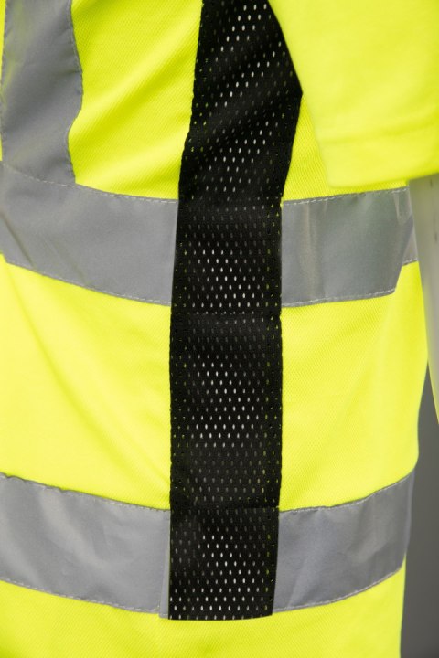 T-SHIRT SIATKA BF-016-Y ŻÓŁTY