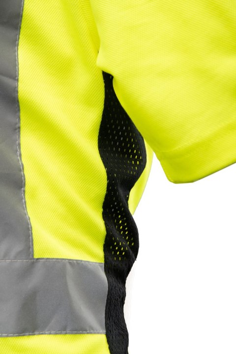 T-SHIRT SIATKA BF-016-Y ŻÓŁTY