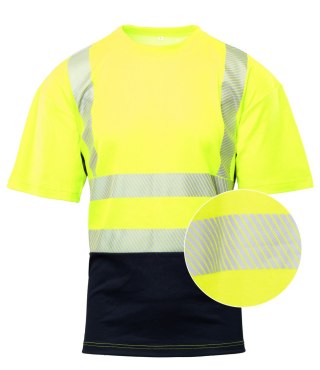 T-SHIRT SIATKA TRANSFER BF-017-Y ŻÓŁTY