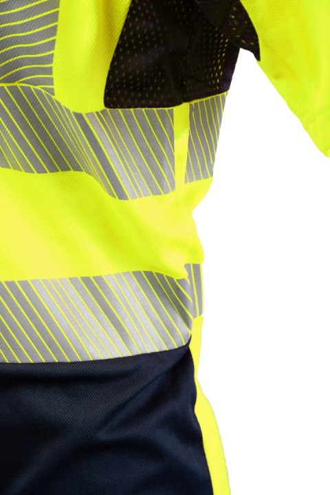 T-SHIRT SIATKA TRANSFER BF-017-Y ŻÓŁTY