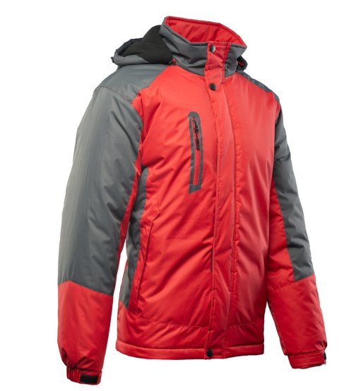 BENEFIT TORRO KURTKA STALOWY/CZERWONY