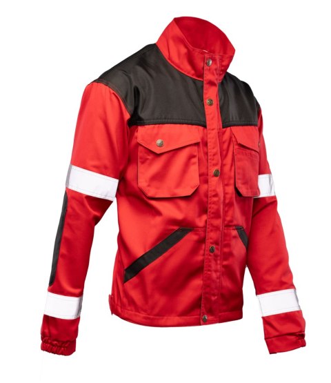 BLUZA CZERWIEŃ ODBLASK