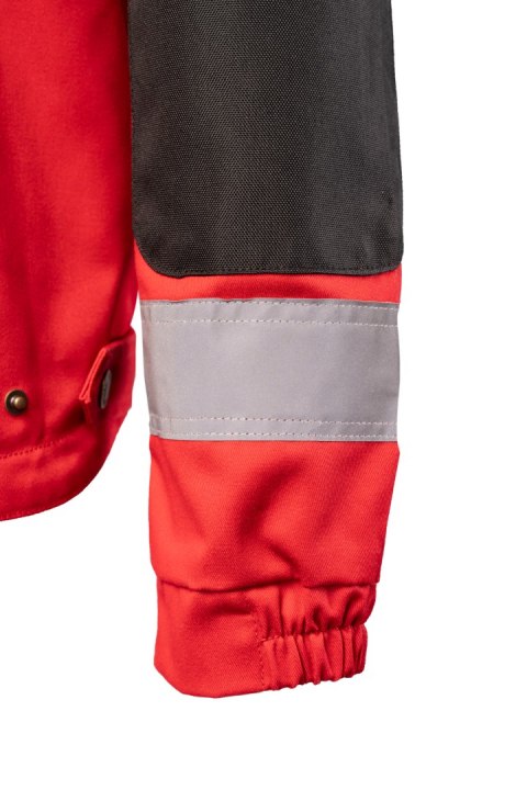 BLUZA CZERWIEŃ ODBLASK