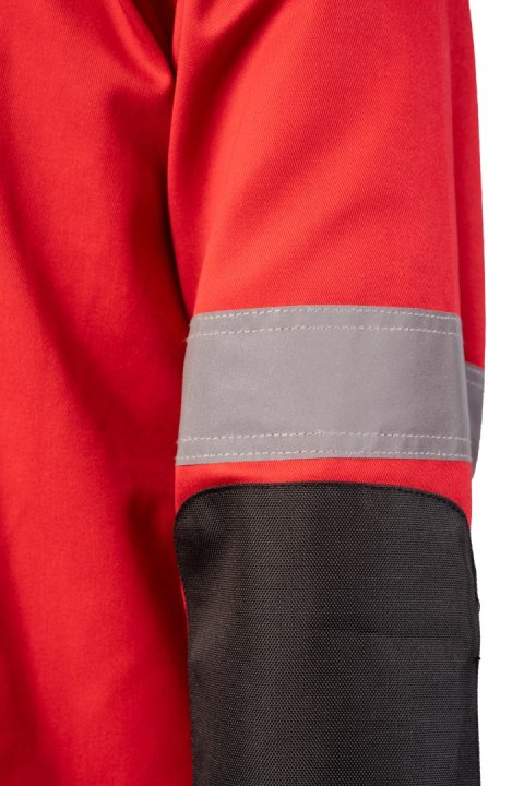 BLUZA CZERWIEŃ ODBLASK