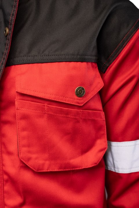 BLUZA CZERWIEŃ ODBLASK