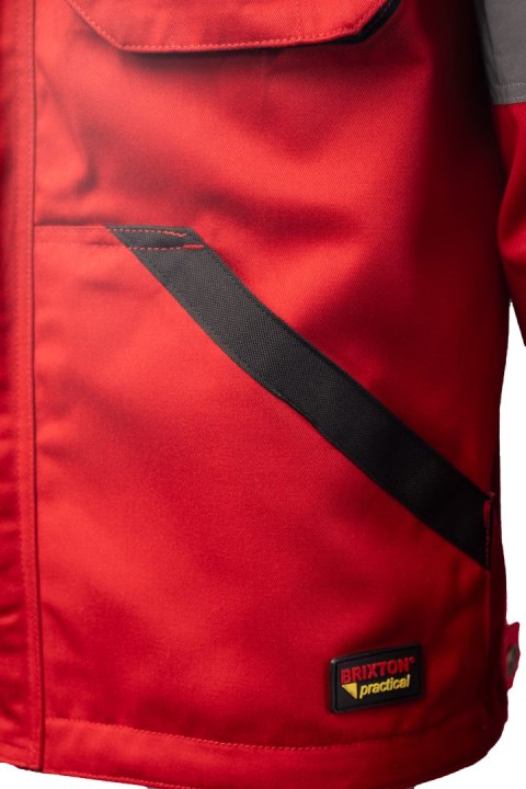 BLUZA CZERWIEŃ ODBLASK