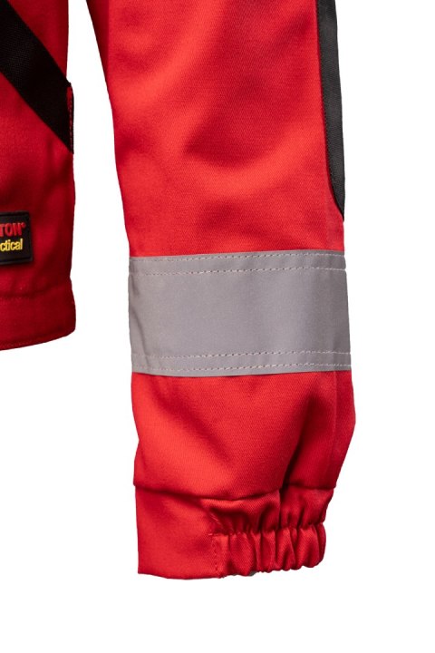 BLUZA CZERWIEŃ ODBLASK