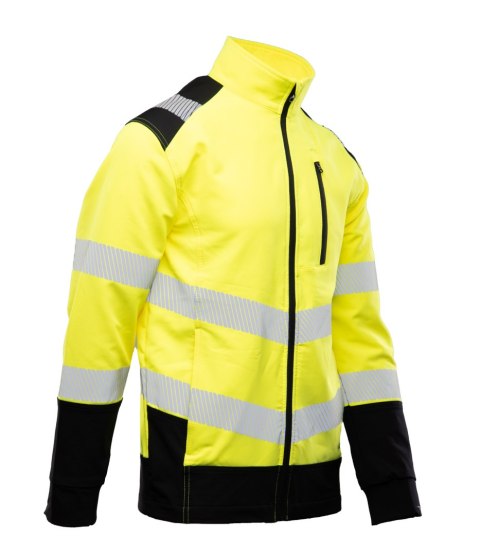 BLUZA FLASH OSTRZEGAWCZA ŻÓŁĆ SKF004 KAT II