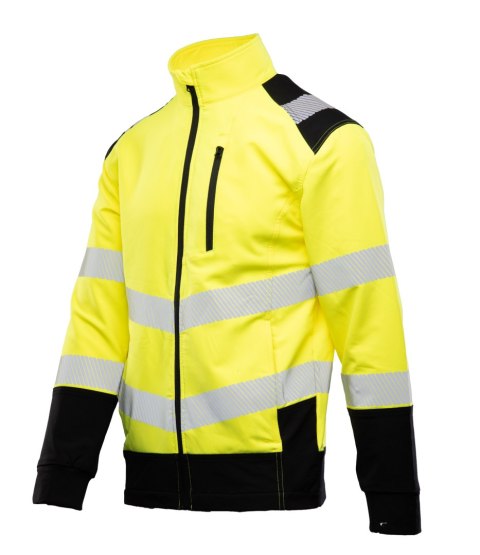 BLUZA FLASH OSTRZEGAWCZA ŻÓŁĆ SKF004 KAT II