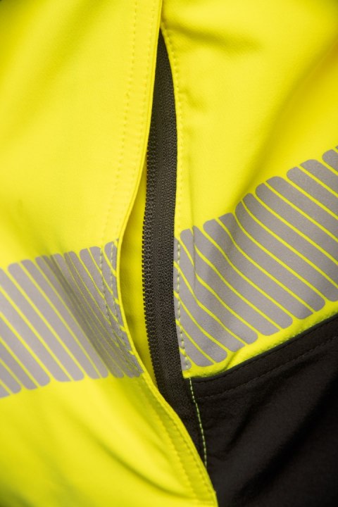 BLUZA FLASH OSTRZEGAWCZA ŻÓŁĆ SKF004 KAT II