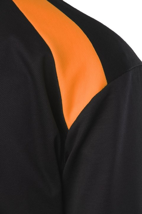 ECO RIVAL KOSZULKA CZARNY/POMARAŃCZ