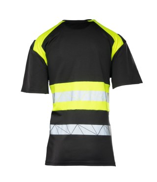 ECO RIVAL KOSZULKA CZARNY/ŻÓŁTY