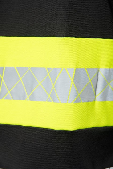 ECO RIVAL KOSZULKA CZARNY/ŻÓŁTY