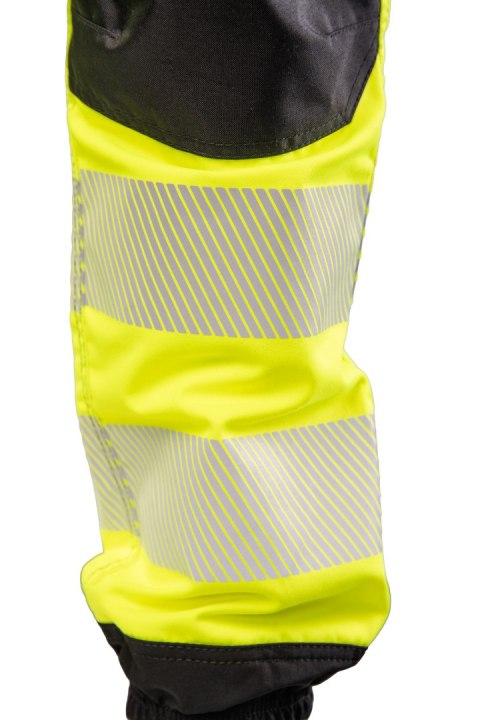 FLASH JOGGER SPODNIE SKF03Y CZARNY/ŻÓŁTY KAT II