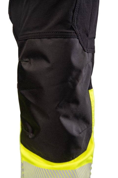 FLASH JOGGER SPODNIE SKF03Y CZARNY/ŻÓŁTY KAT II