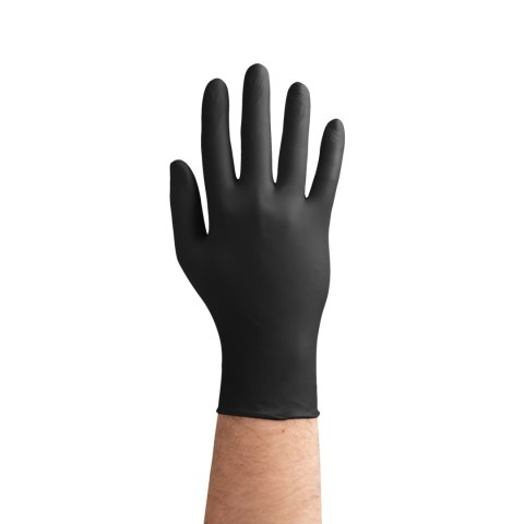 RĘKAWICE EASYCARE NITRYL CZARNY (A100)