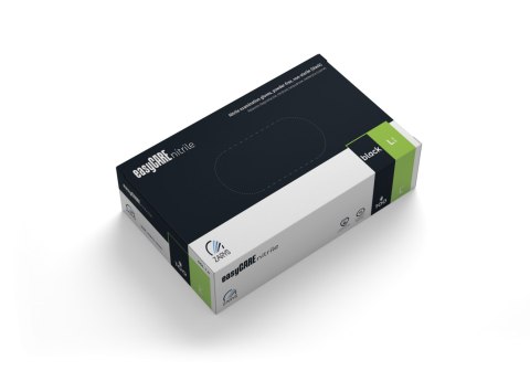 RĘKAWICE EASYCARE NITRYL CZARNY (A100)