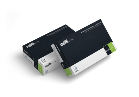 RĘKAWICE EASYCARE NITRYL CZARNY (A100)