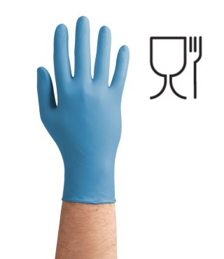 RĘKAWICE EASYCARE NITRYL NIEBIESKIE (A100)