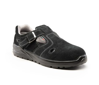 SANDAŁ MXP S1P SR FO ZAMSZ CZARNY