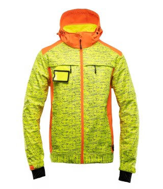 SEVEN KINGS CROSS SOFTSHELL KURTKA ŻÓŁĆ/POMARAŃCZ